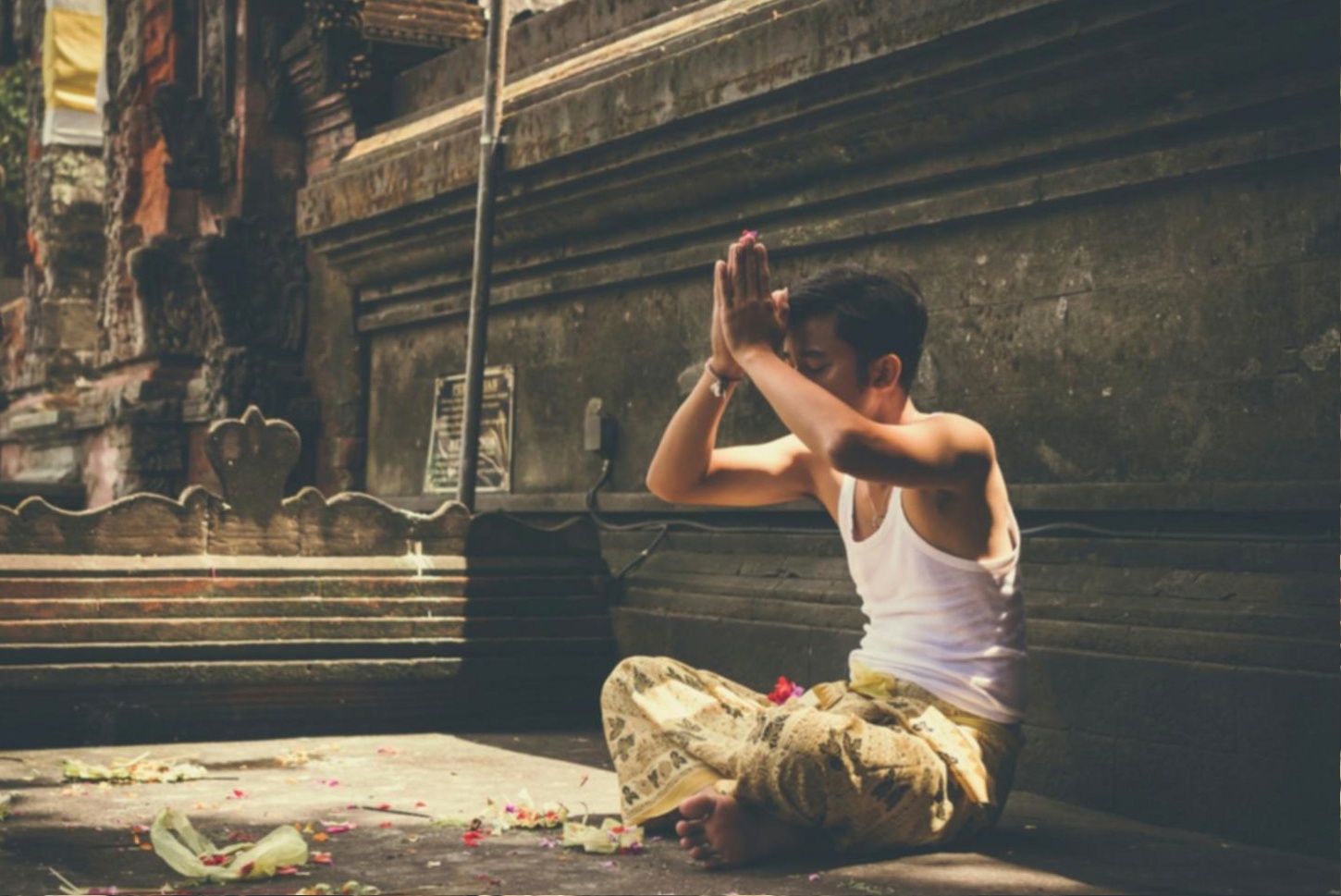 Instructor Petra Vanhout leading a hatha yoga session